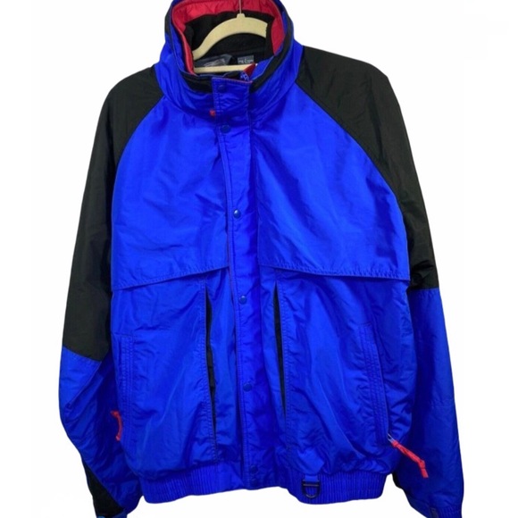 Sierra Sport Blue Windbreaker Fleece Jacket Coat - Picture 2 of 10